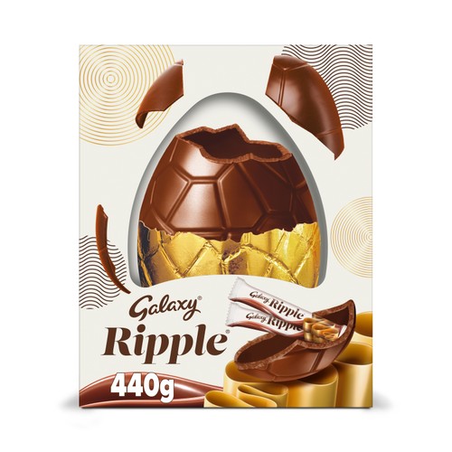 Galaxy Ripple Milk Chocolate Giant Easter Egg 440g