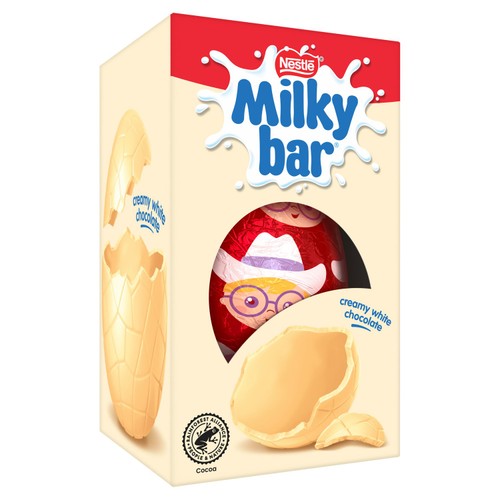 Milkybar White Chocolate Easter Egg 72g thumbnail 3