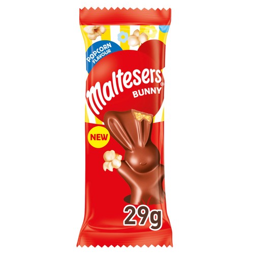 Maltesers Popcorn Milk Chocolate Easter Bunny 29g thumbnail 2
