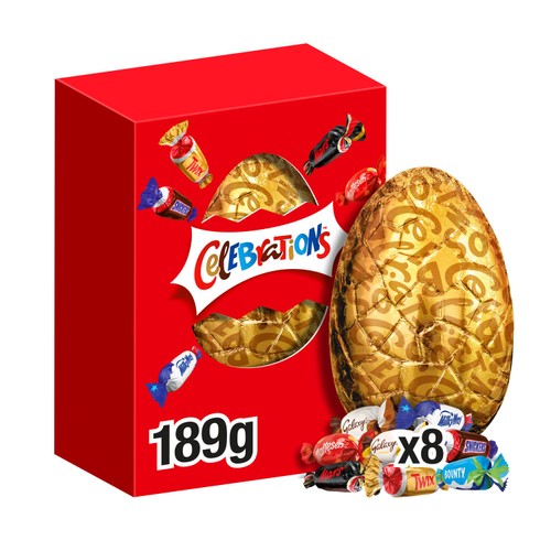 Celebrations Milk Chocolate Easter Egg 189g thumbnail 3