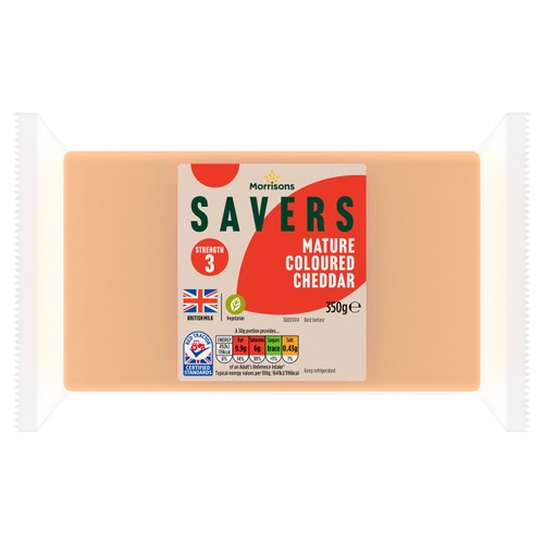 Morrisons Savers Mature Coloured Cheddar  thumbnail 2