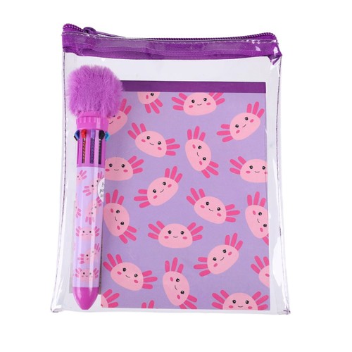 Morrisons Girls Stationery Set Replacement With Fluffy Pad