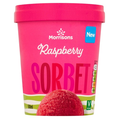 Morrisons Raspberry Sorbet 500ml