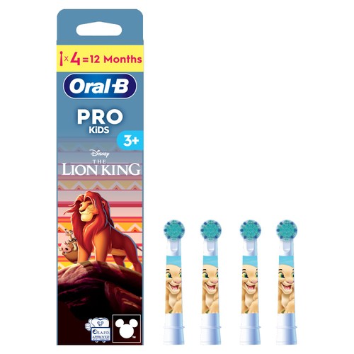 Oral-B Kids Lion King Power Toothbrush Refill Heads Age 3+