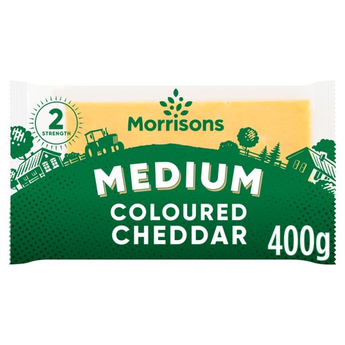 Morrisons Scottish Medium Coloured Cheddar 400g