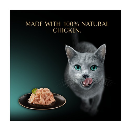 Sheba Fillets Wet Cat Food Tray With Chicken In Gravy 60g thumbnail 3