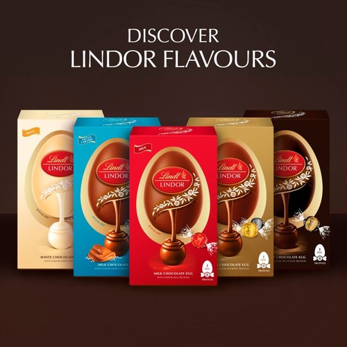 Lindt Lindor Dark Chocolate Easter Egg With Lindor 70% Cocoa Truffles 260g thumbnail 4