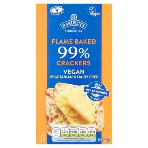 Rakusen's 99% Fat Free Plain Crackers 