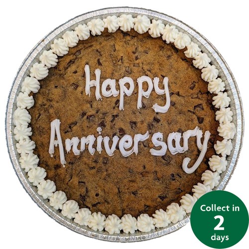 Happy Anniversary Milk Chocolate Giant Cookie   FTO