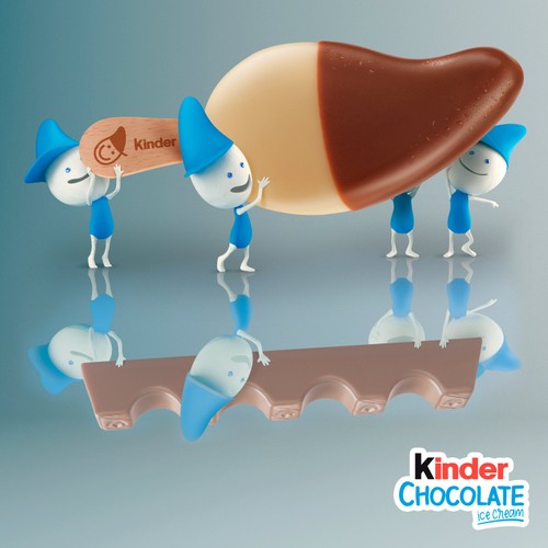 Kinder Chocolate Ice Cream Sticks   4 x 55ml thumbnail 5