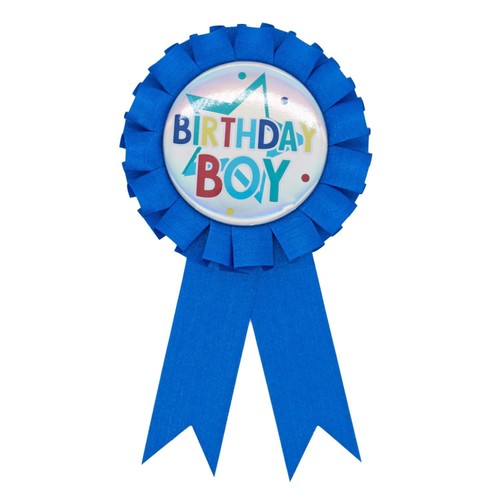 Nutmeg Birthday Boy Rosette Blue thumbnail 2