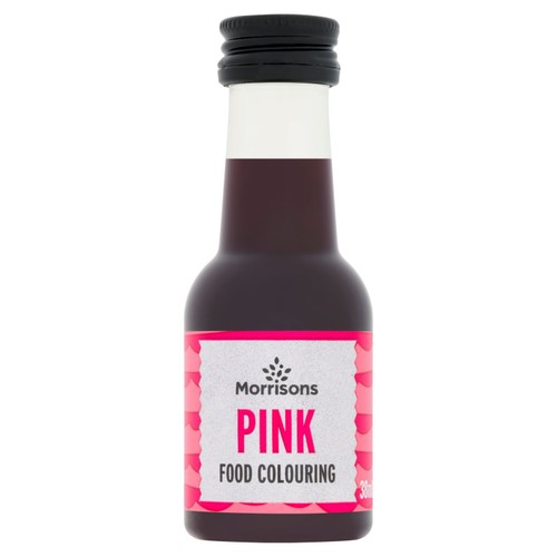 Morrisons Pink Food Colouring   38ml