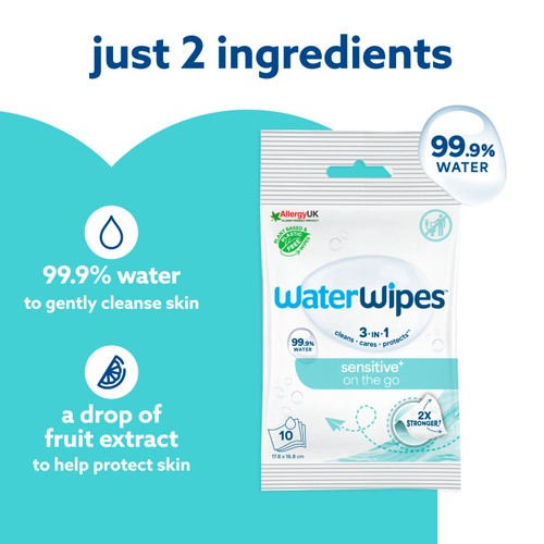 Waterwipes On The Go Wipes thumbnail 4