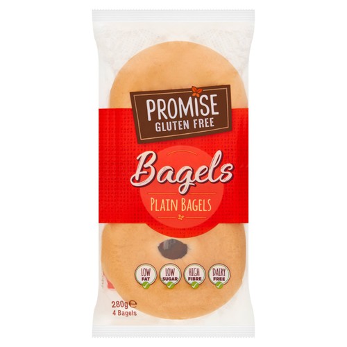 Promise Gluten Free Plain Bagels    4 pack