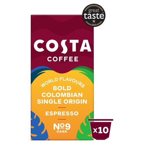 Costa Coffee Colombian Espresso Capsules x 10
