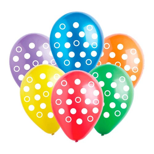 Nutmeg Spot Mix Latex Balloons 
