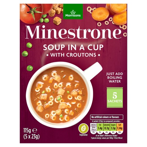 Morrisons Minestrone Cup Soup 