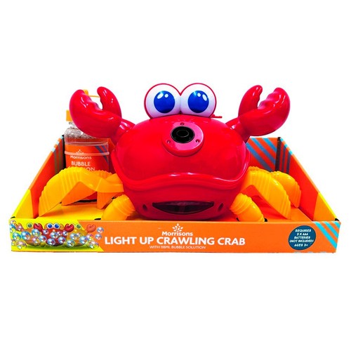 Morrisons Light Up Crawling Crab Bubbles