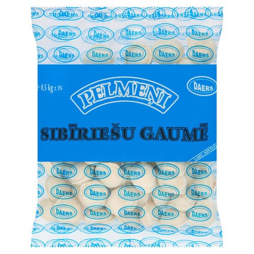 Daers Pelmeni Sibiriesu Gaume Dumplings With Pork Meat 500g