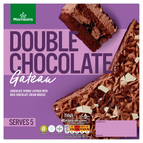 Morrisons Triple Chocolate Gateau 350g