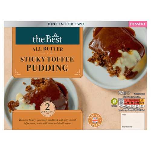 Morrisons Sticky Toffee Pudding 