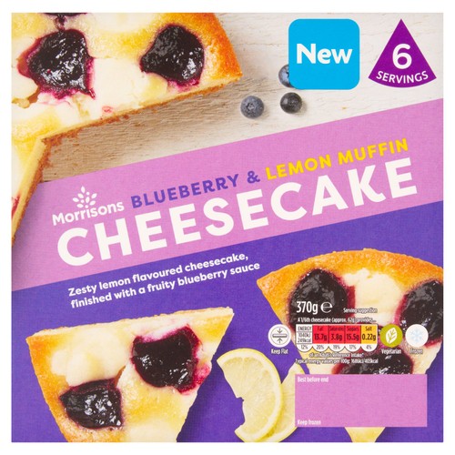 Morrisons Blueberry & Lemon Muffin Cheesecakes