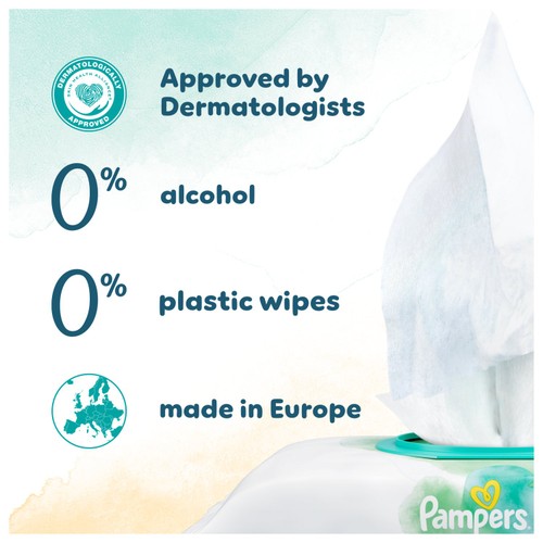 Pampers Harmonie Protection Baby Wipes Coconut Oil thumbnail 3