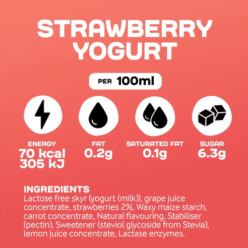 Arla Protein Strawberry Yogurt 450g thumbnail 4