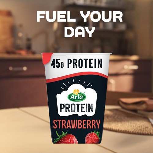 Arla Protein Strawberry Yogurt 450g thumbnail 5