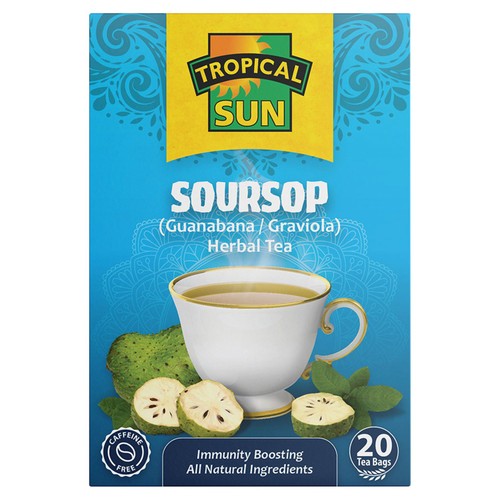 Tropical Sun Soursop Tea Bags 