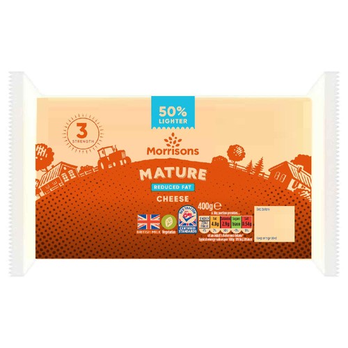 Morrisons 50% Lighter Reduced Fat Mature Cheese 400g