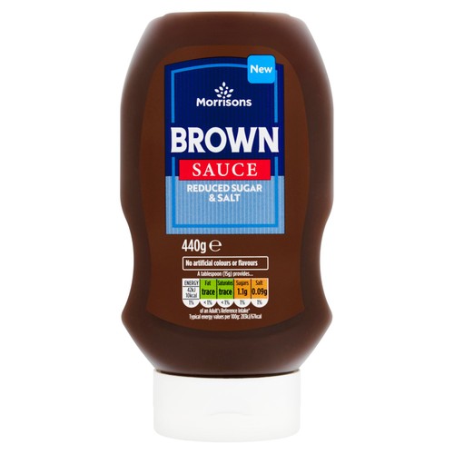 Morrisons Reduced Salt & Sugar Brown Sauce   450g