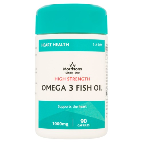 Morrisons Omega 3 Fish Oil 1000mg 90 Capsules