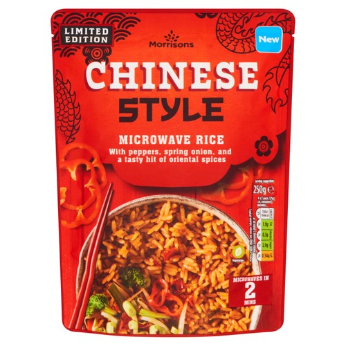 Morrisons Chinese Style Microwave Rice 250g