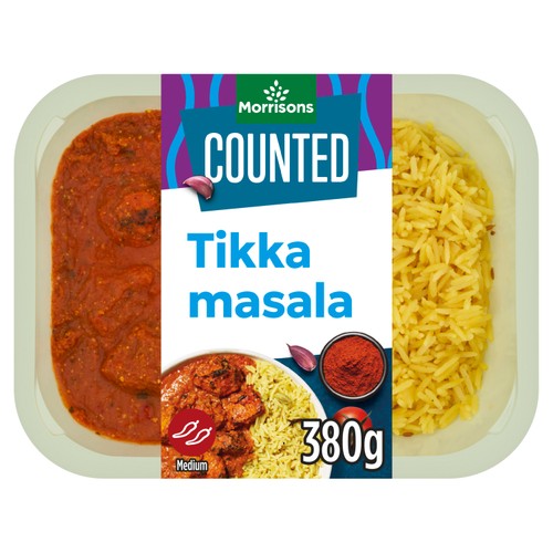 Morrisons MarketStreetCalorie Counted Chicken Tikka Masala With Pilau Rice  thumbnail 2