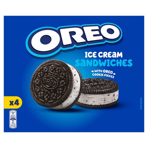 Oreo Ice Cream Sandwiches   4 x 110ml