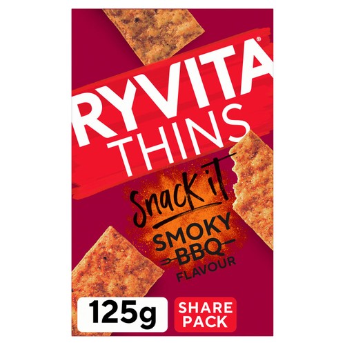 Ryvita Snack It Thins Smoky BBQ Flavour  thumbnail 2