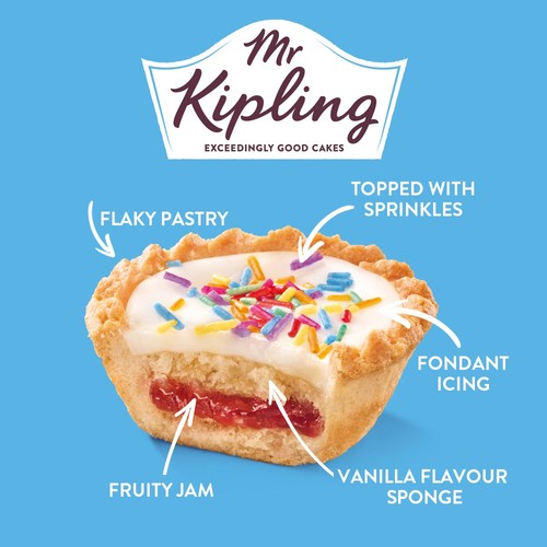 Mr Kipling 4 Birthday Cake Tarts thumbnail 2
