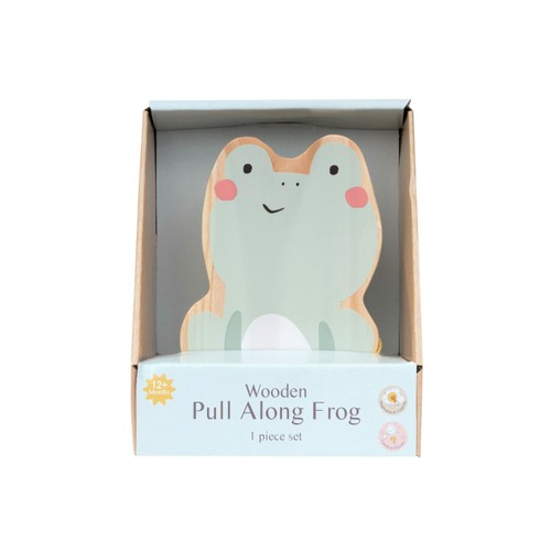 Ollie & Grace Wooden Pull Along Frog