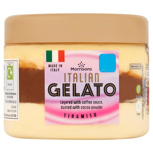Morrisons Tiramisu Gelato 