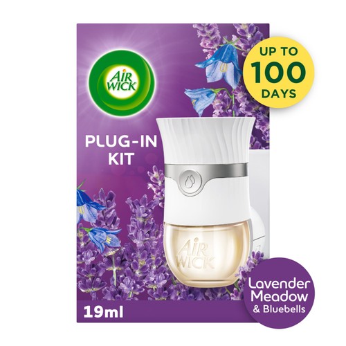 Airwick Lavender Meadow & Bluebells Electrical Plug-in Kit + Refill