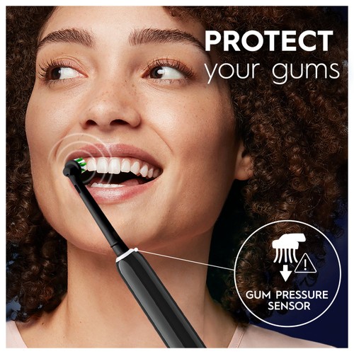 Oral B Pro 1 680 Striking Cross Action Black Electric Toothbrush thumbnail 3