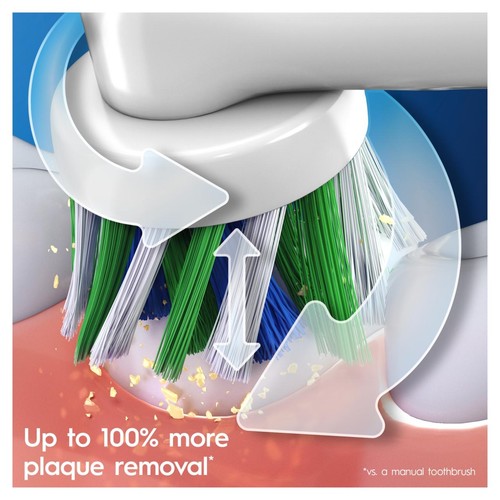 Oral B Pro 1 680 Striking Cross Action White Electric Toothbrush thumbnail 4