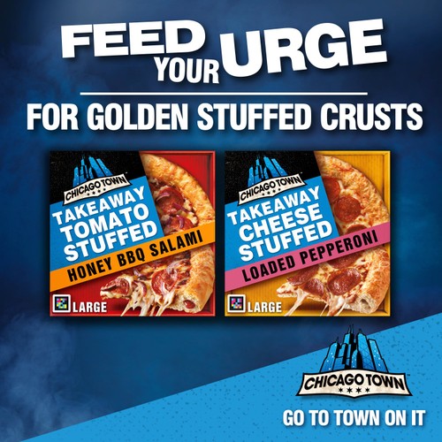 Chicago Town Takeaway Stuffed Crust BBQ Chicken Large Pizza   668g thumbnail 3