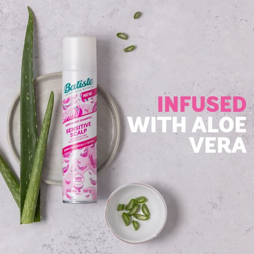 Batiste Sensitive Scalp Lightly Fragranced Dry Shampoo   200ml thumbnail 3