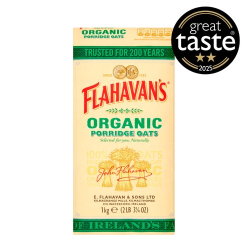 Flahavan's Organic Porridge Oats   1kg