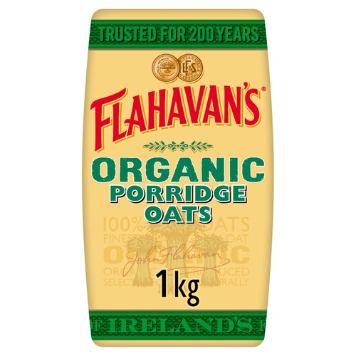Flahavan's Organic Porridge Oats   1kg thumbnail 2