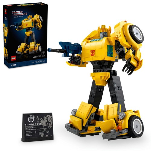 LEGO Icons Transformers Bumblebee Model Set 10338 thumbnail 3
