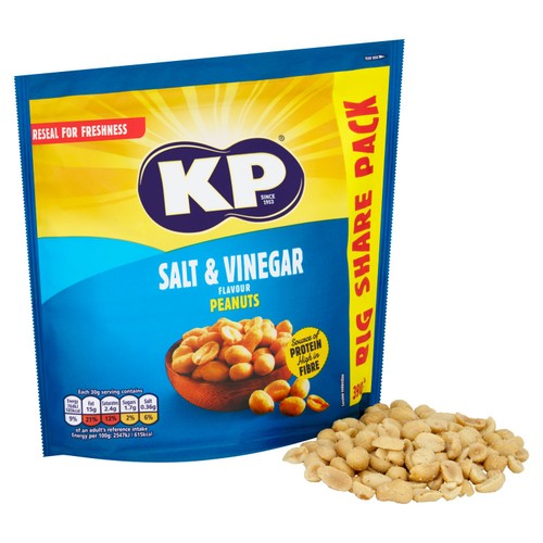 KP Salt & Vinegar Peanuts 390g thumbnail 2