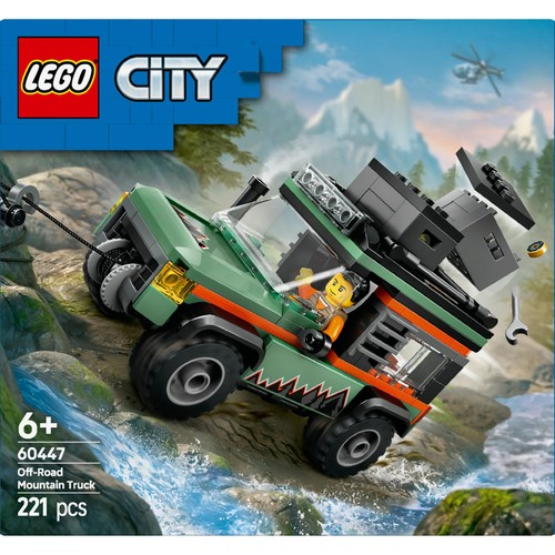 LEGO City Off-Road 4x4 Mountain Truck Toy 60447 thumbnail 2